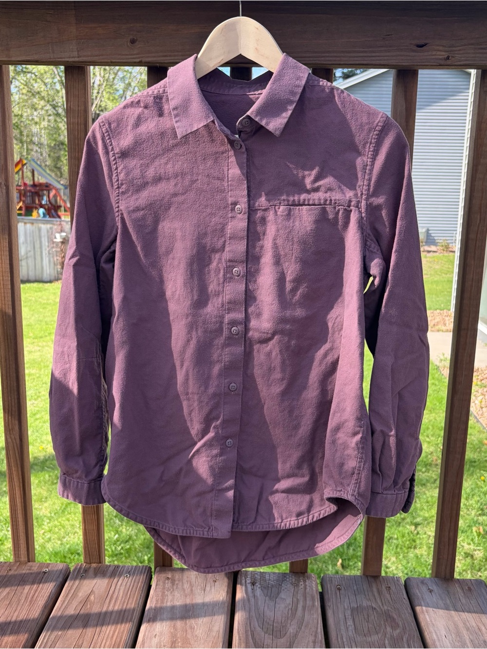 Lululemon Full Day Ahead Women’s Flannel Size 6